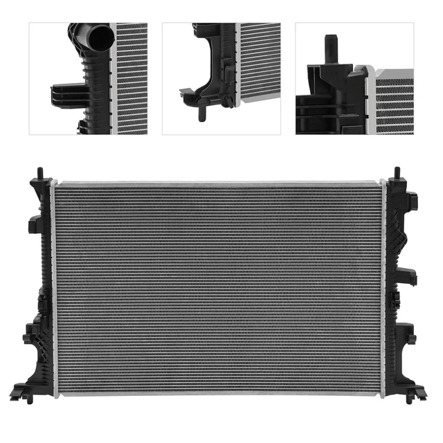 Radiator With Dual Cooling Fans – For 2002-2004 Dodge Neon 2.0L – Aluminum Direct Fit